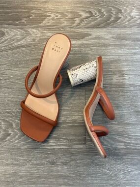 Chunky Sandal Heels